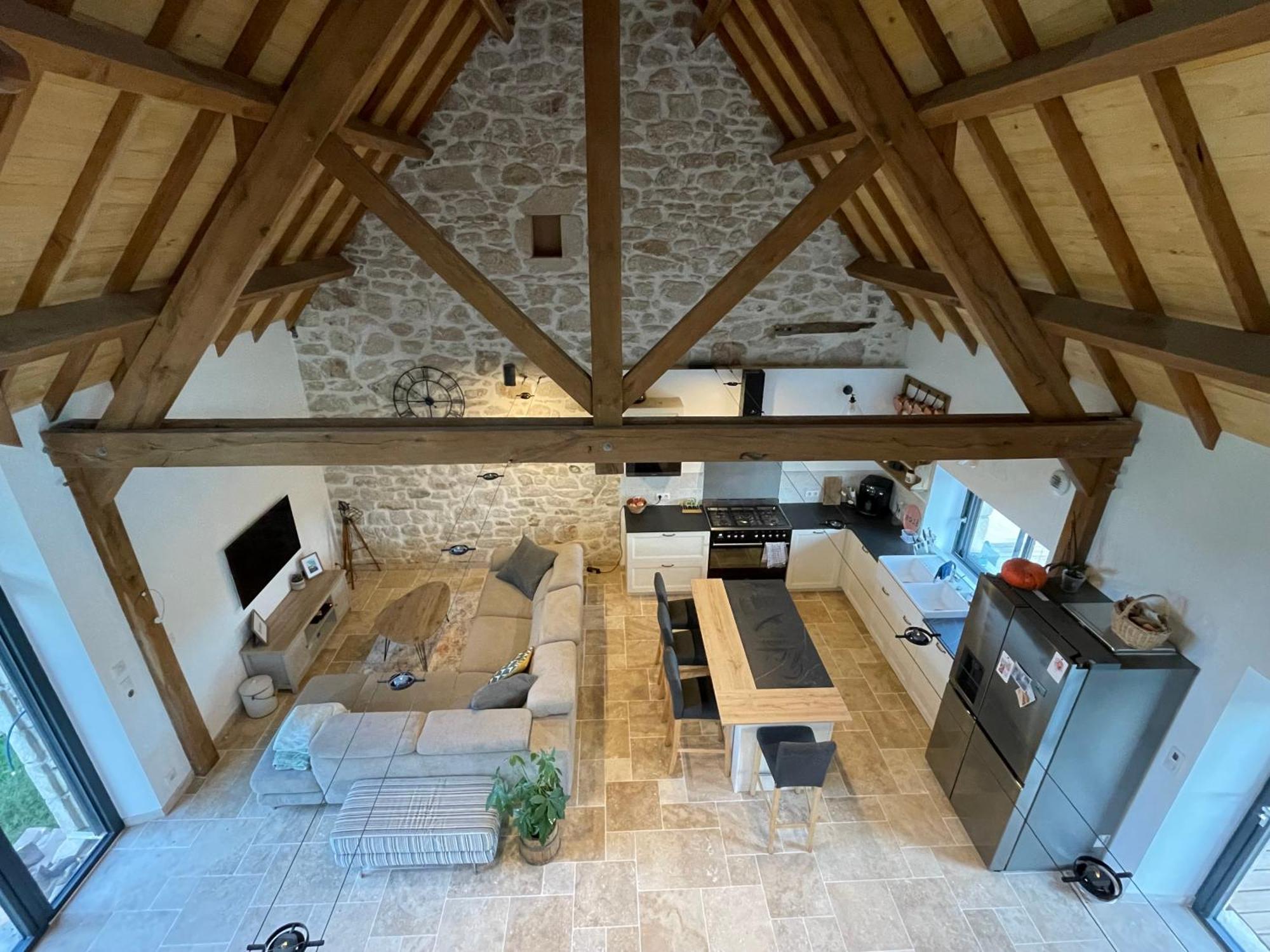 Ancienne Grange Renovee En Xaintrie Villa Hautefage Luaran gambar